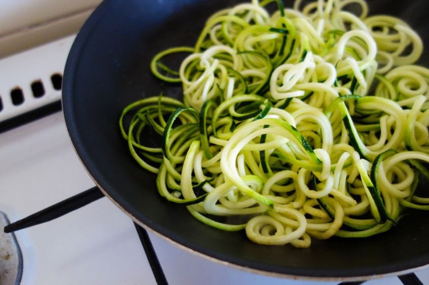 Courgetti - gezonde pasta van courgette